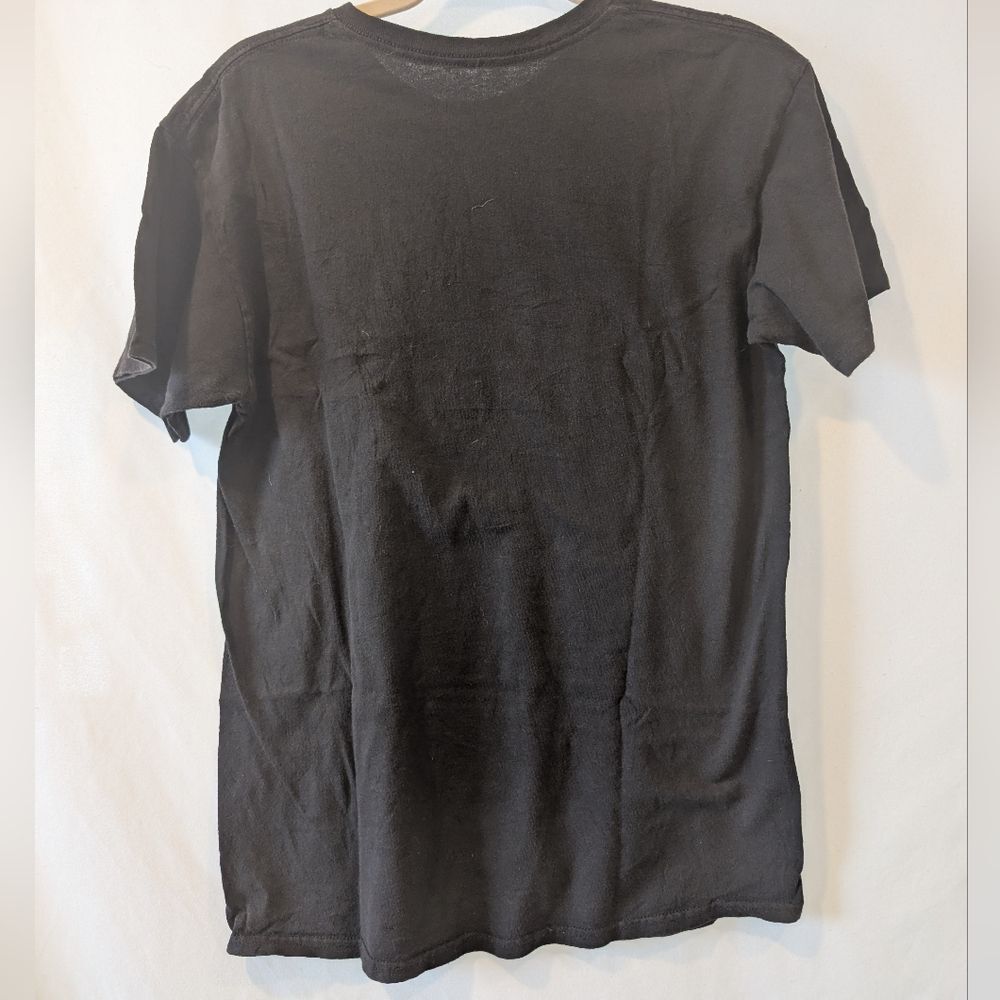 Black Cobra Kai Karate Kid Graphic Tee M Retro Faded - Picture 3 of 4